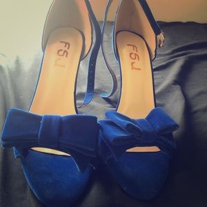 Blue heels